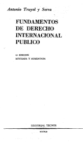 FUNDAMENTOS DE DERECHO INTERNACIONAL PUBLICO