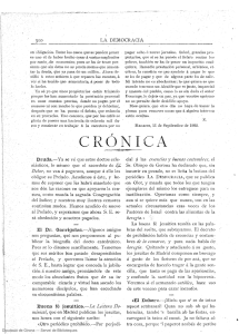 crónica - Servei de Biblioteques de la Diputació de Girona