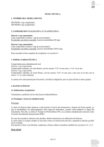 acenocumarol - Agencia Española de Medicamentos y Productos