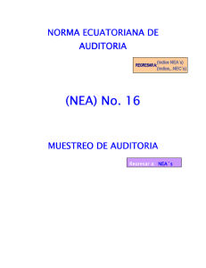 (NEA) No. 16 - Colegio de Contadores Bachilleres y Públicos del