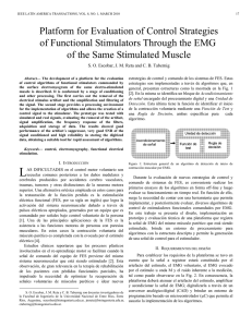 Platform for Evaluation of Control Strategies of Functional