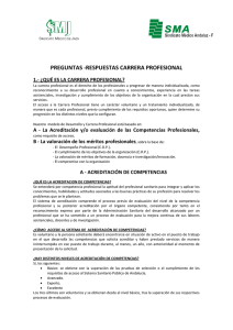 PREGUNTAS -RESPUESTAS CARRERA PROFESIONAL