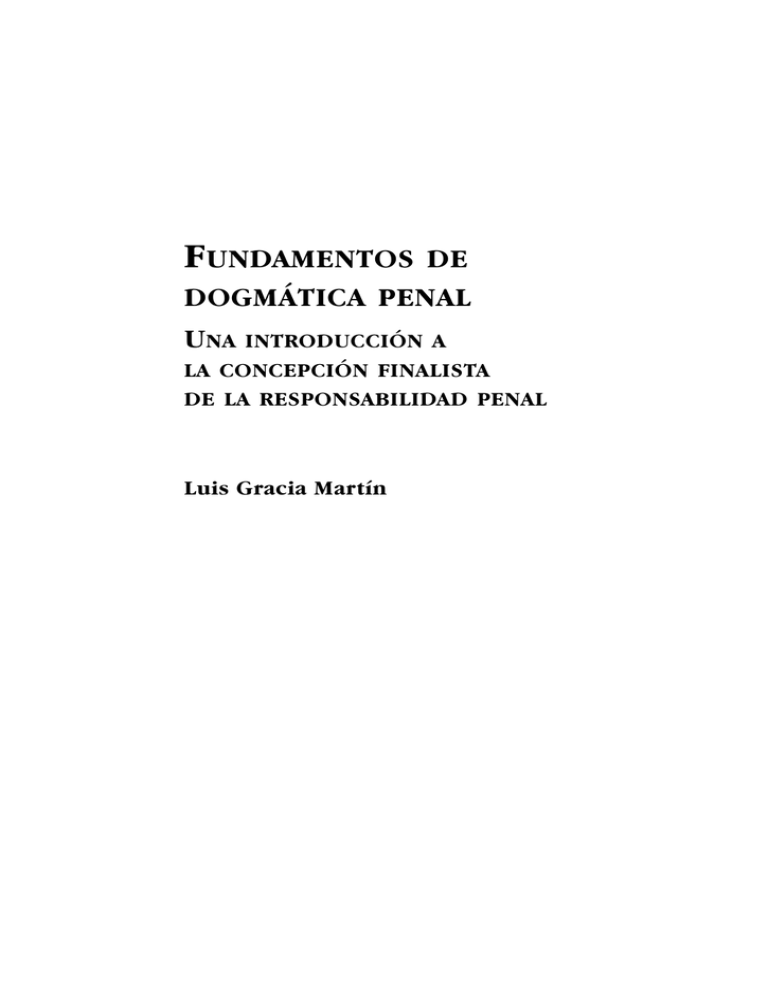 fundamentos de dogmática penal