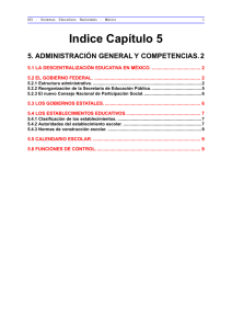5. Administración General y Competencias