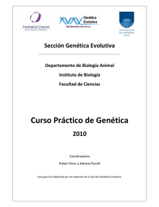 Curso Práctico de Genética - Sección Genética Evolutiva