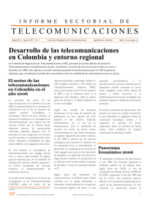 Informe Sectorial de Telecomunicaciones No. 9