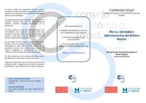 II JORNADA CESpH Marca, identidad y diferenciación del destino