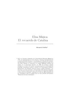 Elisa Mújica: El recuerdo de Catalina