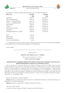 Boletín Oficial de la Provincia de Ávila
