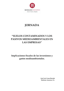 Implicaciones fiscales de las inversiones y gastos