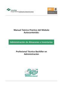 Manual Teórico Práctico del Módulo Autocontenido: Administración