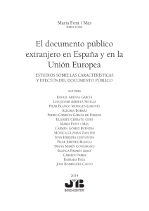 El documento público extranjero en España y en la
