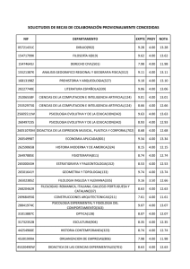PROVISIONAL CONCEDIDAS