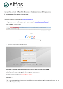 Webmail - Sitios