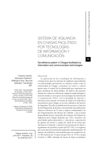 SiStEma DE vigilancia En cHagaS FacilitaDo Por tEcnologíaS DE