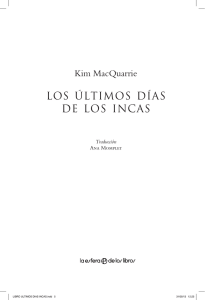 los últimos días de los incas