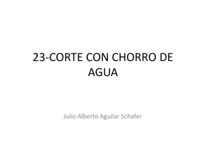 23-CORTE CON CHORRO DE AGUA