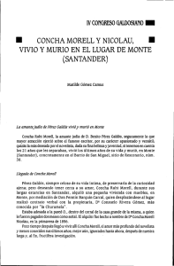 CONCHA MORELL y NICOLAU, • VIVIO y MURIO EN EL LUGAR DE