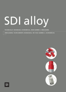SDI admix alloy - SDI Dental Products