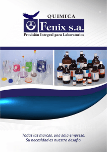 Equipamiento - quimica fenix sa