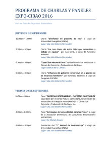 programa de charlas y paneles expo-cibao 2016