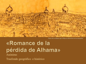 “Romance del rey moro que perdió Alhama”