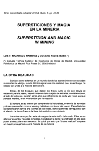 supersticiones y magia en la mineria superstition and