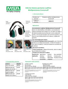 Protector auditivo multiposiciones economuff nuevo