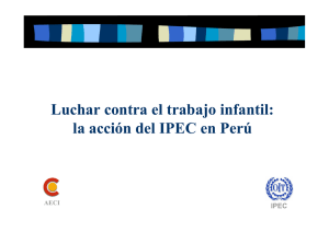 Luchar contra el trabajo infantil: la acción del IPEC en Perú