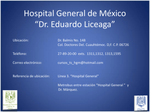 Hospital General de México “Dr. Eduardo Liceaga”