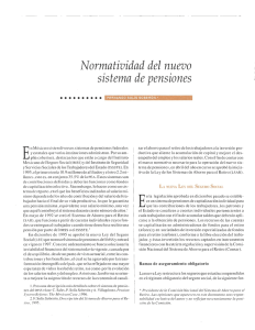 Normatividad del nuevo sistema de pensiones