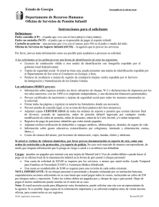Departamento de Recursos Humanos Oficina de Servicios de