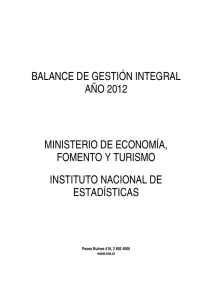 BGI 2012 - Instituto Nacional de Estadísticas