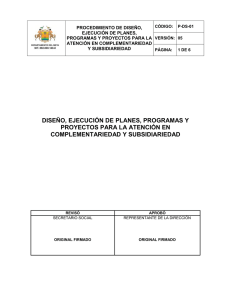 P-DS-01 DISEÑO Y EJECUCION PLANES Y PROGRAMAS V5