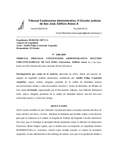 Tribunal Contencioso Administrativo, II Circuito Judicial de San José