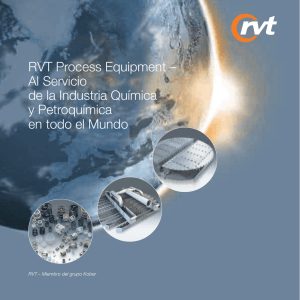 RVT Process Equipment – Al Servicio de la Industria Química y