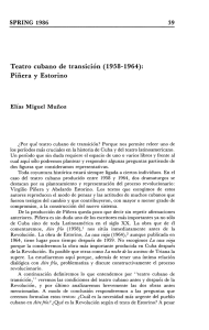 Teatro cubano de transición (1958-1964): Pinera y