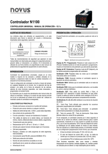 Manual de Operación N1100 - TERMÓMETROS DIGITALES