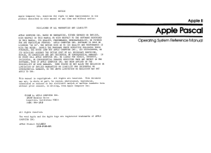 NOTICE Apple Computer Inc- reserves the right to make
