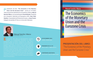 “The Economics of the Monetary Union and the Eurozone Crisis”