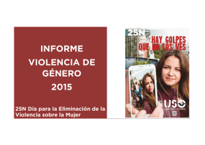 informe violencia de género 2015