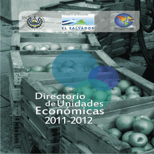 Resumen Directorio de Unidades Económicas 2011-2012