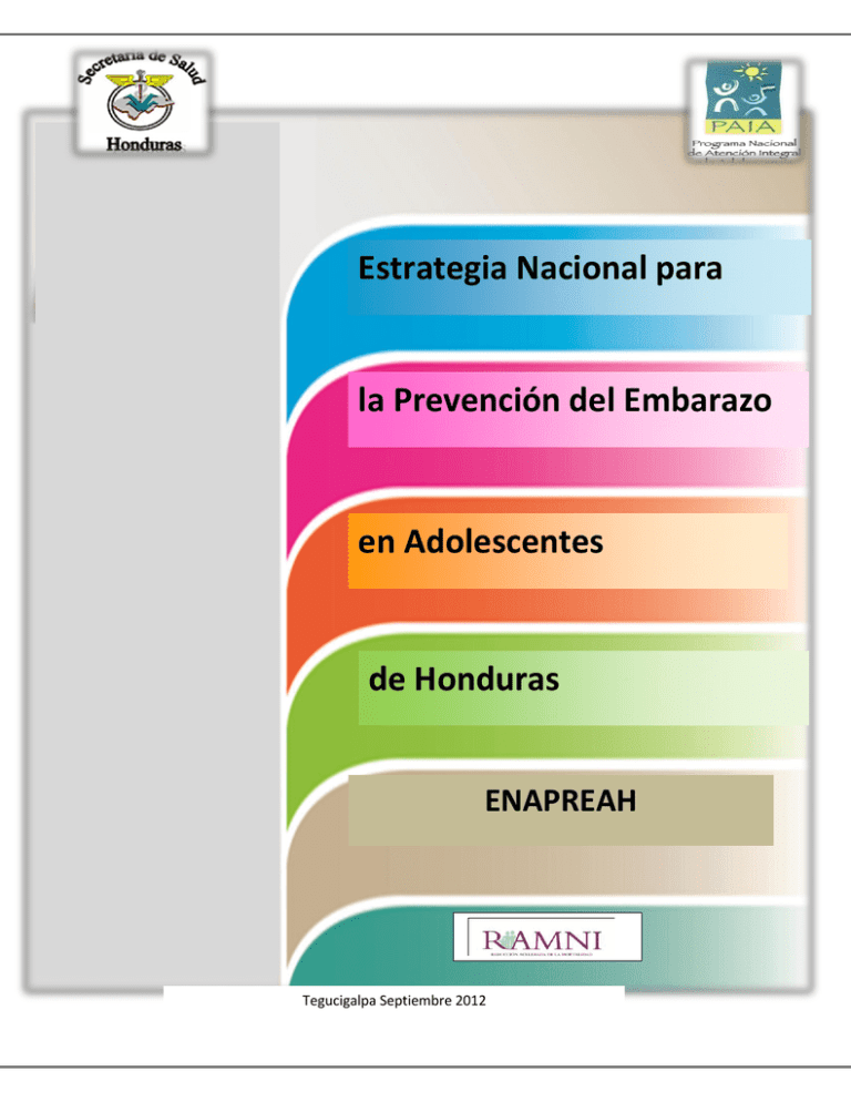 Estrategia Nacional Para La Prevención De Embarazo