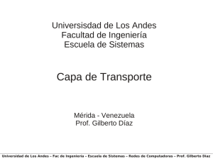 Capa de Transporte - Web del Profesor