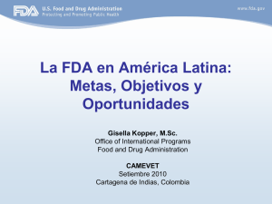 La FDA en América Latina: Metas, Objetivos y Oportunidades