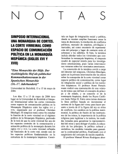 simposio internaciona l una monarquia de cortes . la corte