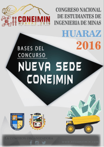bases del concurso de nueva sede coneimin 2017