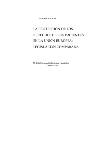 la protección de los derechos de los pacientes en la unión europea