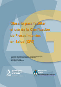 Uso de la Clasificación de Procedimientos en Salud (CPS)