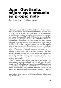pdf Juan Goytisolo, pájaro que ensucia su propio nido [Reseña]